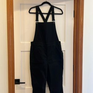 Madewell black overalls